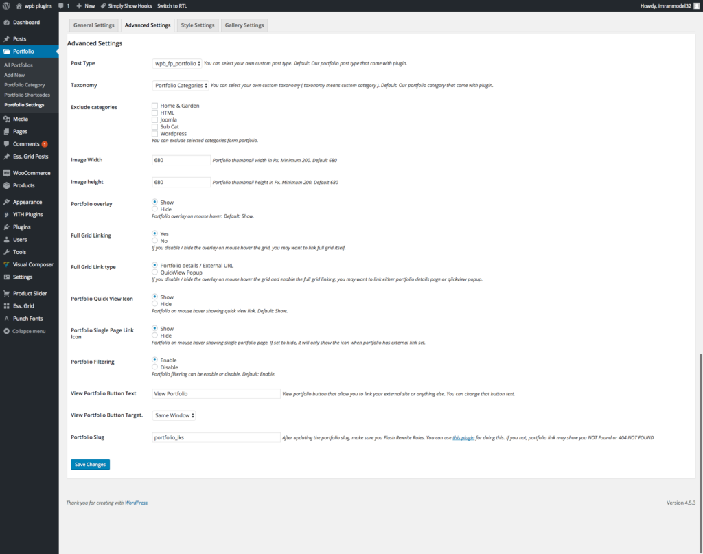 WPB Filterable Portfolio Documentation - WPBean