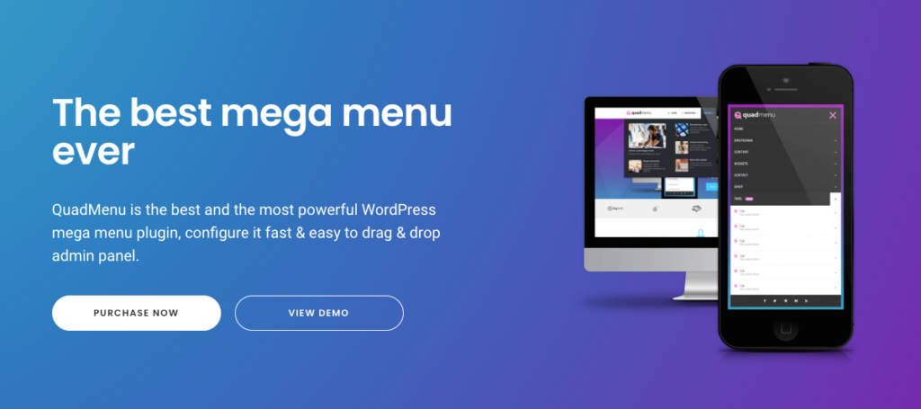 WordPress Mega Menu – QuadMenu