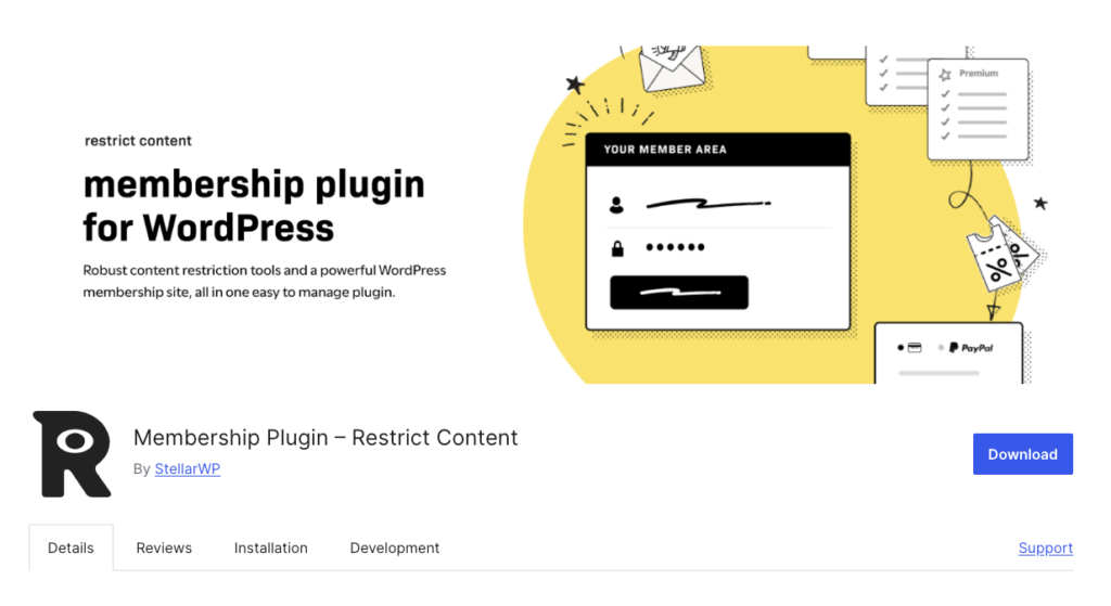 Restrict Content Pro - Best membership plugin