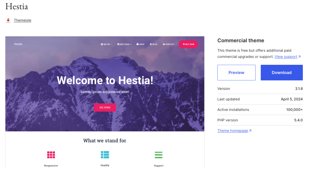 Hestia - One of the best WooCommerce themes.png