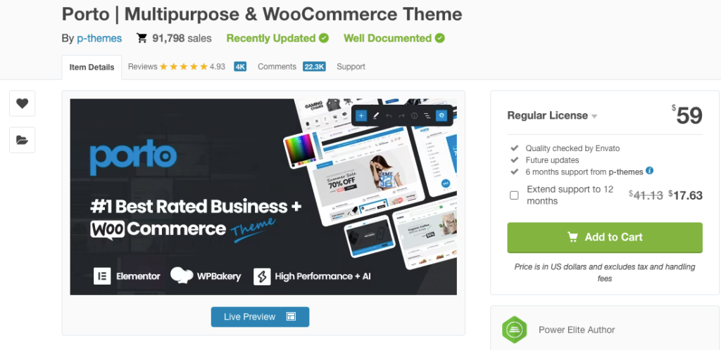 Porto | Multipurpose & WooCommerce Theme