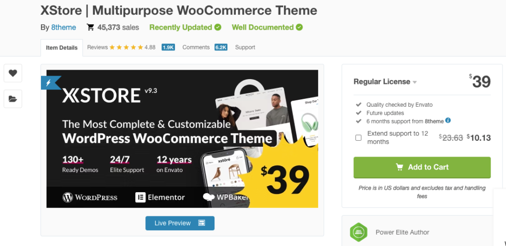 XStore | Multipurpose WooCommerce Theme