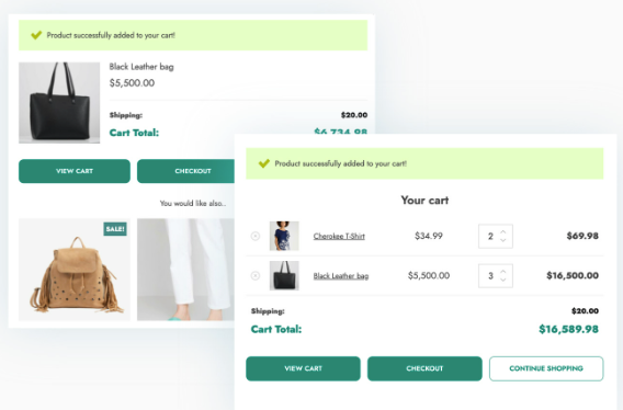 YITH WooCommerce Added to Cart Popup Plugin