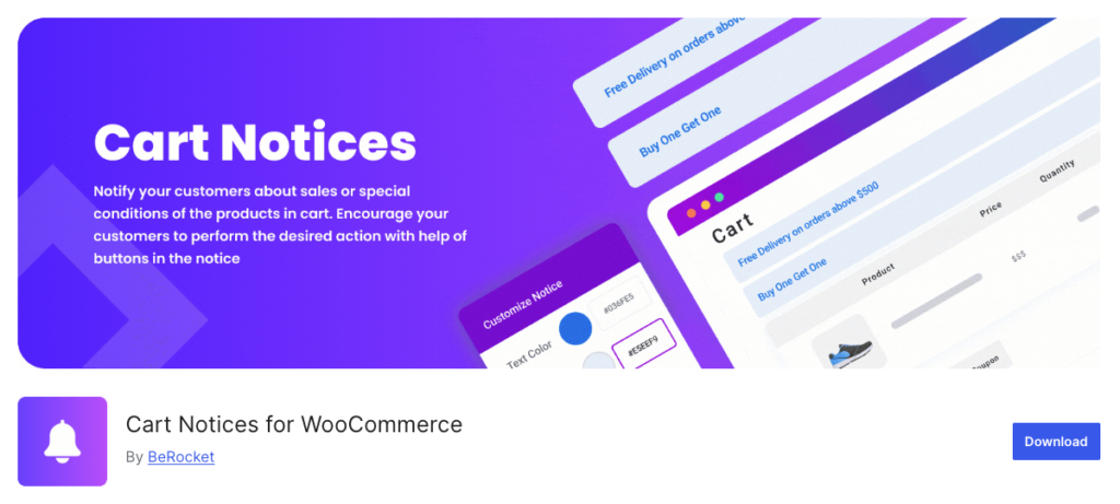 Cart Notices for WooCommerce - best added to cart notification plugin