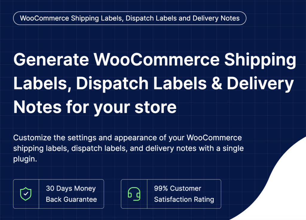 WooCommerce Shipping Labels, Dispatch Labels and Delivery Notes