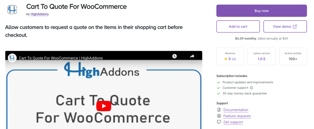 Cart to Quote for WooCommerce - best WooCommerce quote plugin