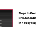 Steps to Create a Divi Accordion Menu