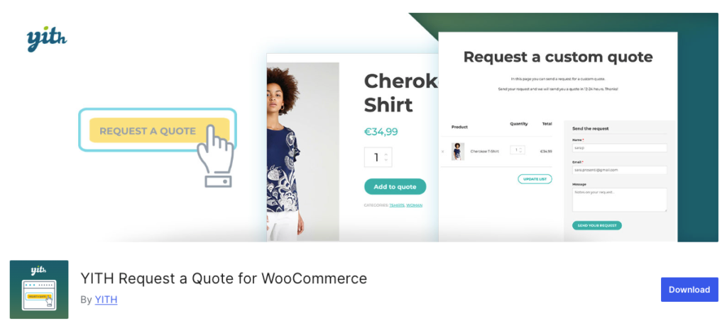 YITH WooCommerce Request a Quote - best WooCommerce quote plugin