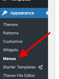 Create new WordPress Menu from dashboard