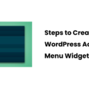 How to add a WordPress accordion menu widget 7 easy steps