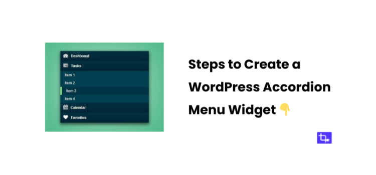 How to add a WordPress accordion menu widget 7 easy steps