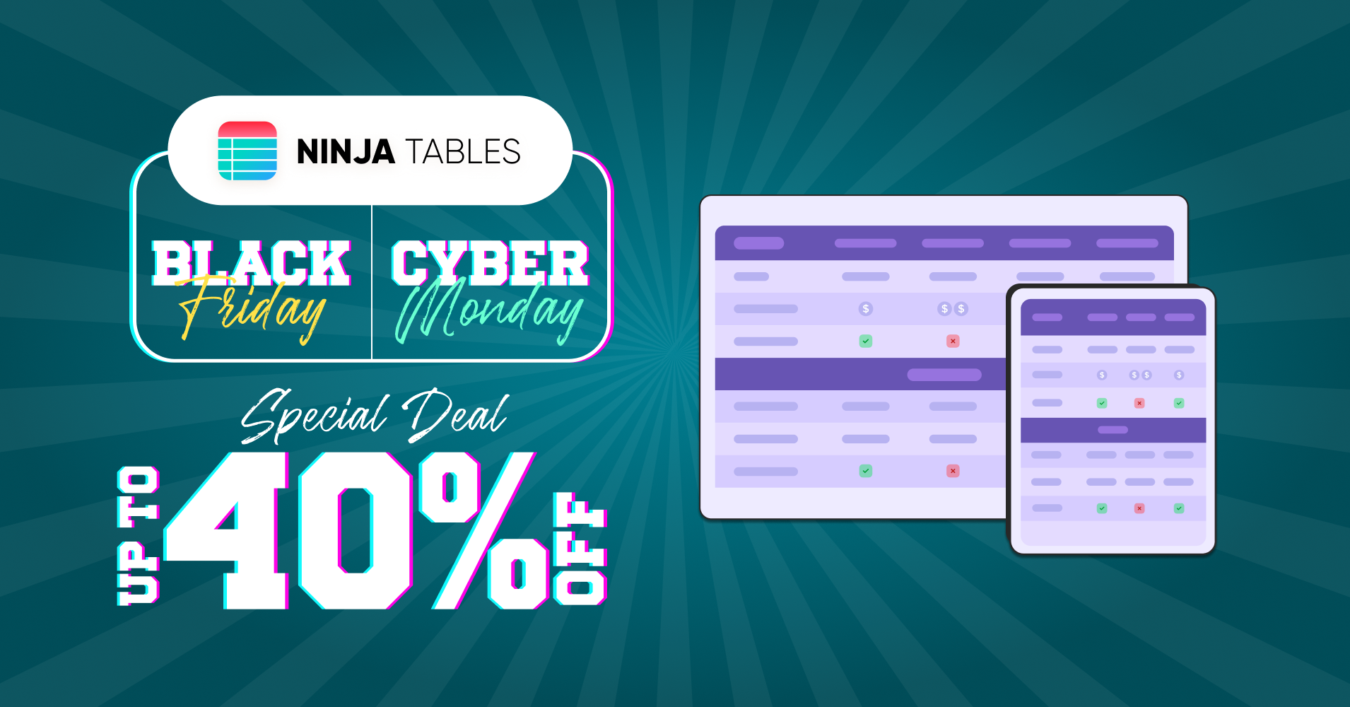 Ninja Tables Black Friday deal