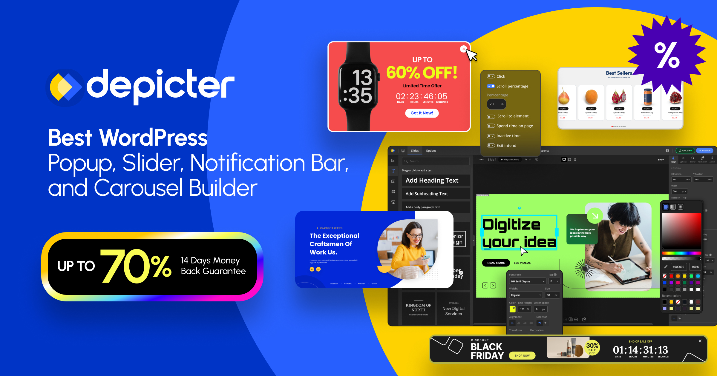 Depicter - WordPress Black Friday deals