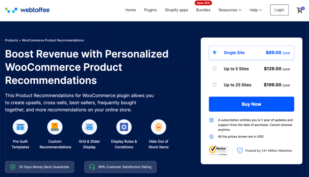 WooCommerce Product Recommendations