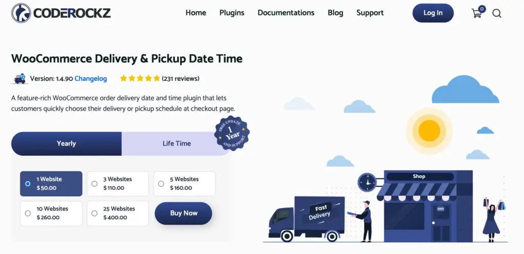 WooCommerce Delivery & Pickup Date Time by CodeRockz