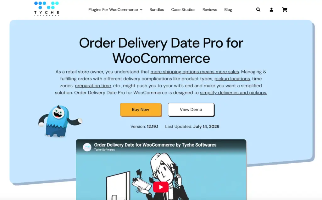 Order Delivery Date Pro for WooCommerce by Tyche Softwares