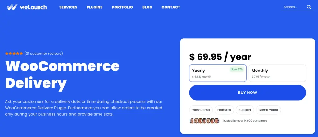 WooCommerce Delivery — Delivery Date & Time Slots by welaunch